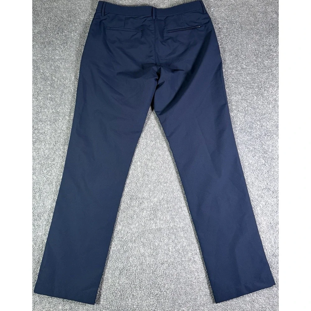 Banana Republic Pants Mens 34x32 Blue Performance Stretch Travel Golf Zip Pocket